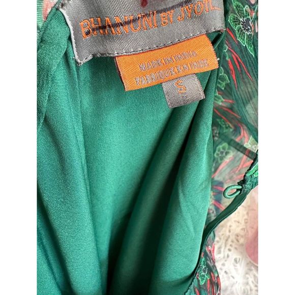 New ANTHROPOLOGIE Bhanuni by Jyoti Tiered Short-Sleeve Dress size Small - Picture 10 of 10